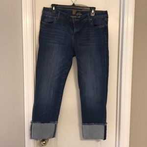 Kut from the Kloth cuffed jeans Size 14